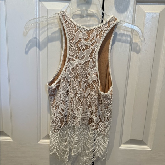 Express White Lace Tank - Size XS - Picture 3 of 6